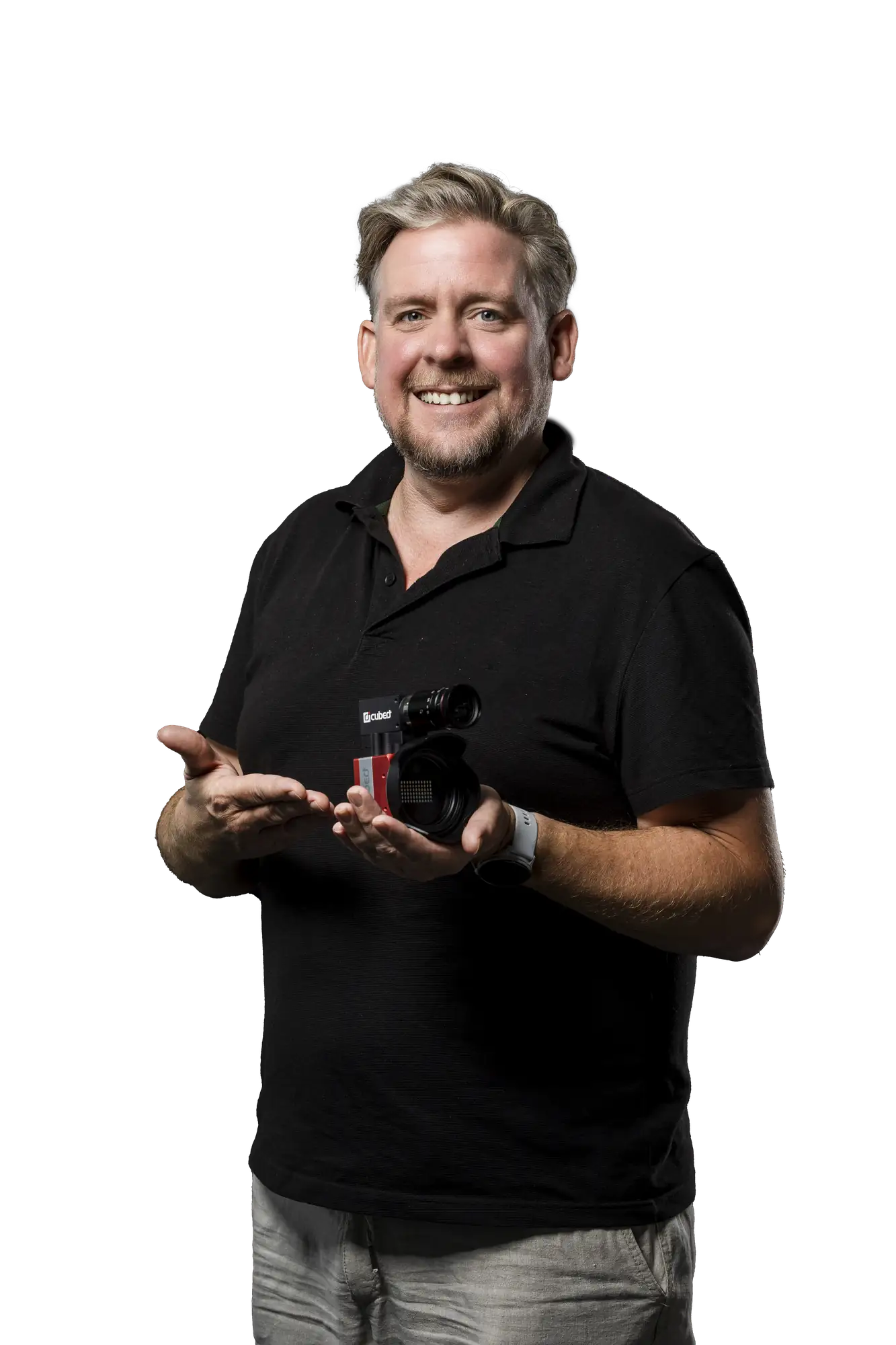 Cubert hyperspectral camera presenter be fotomedia