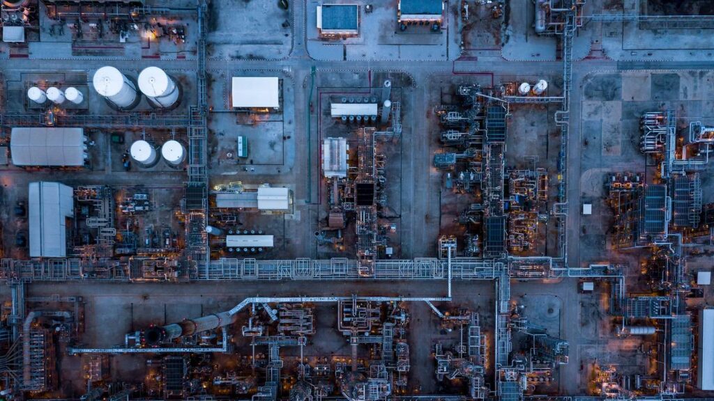 Industrieanlage hyperspektralaufnahme